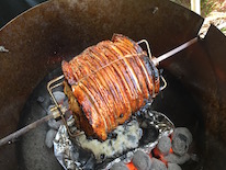 Rotisserie porchetta